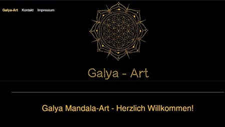 Referenz Webseite Galya Art