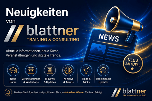 Neuigkeiten von Blattner Training & Consulting