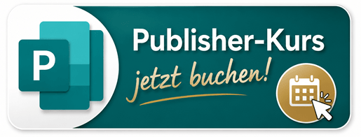Button: Publisher-Kurs jetzt buchen!