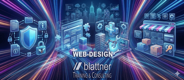 BLATTNER TRAINING & CONSULTING - Webdesign, das wirkt – modern, sicher & rechtlich sauber